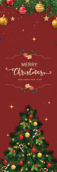 Merry Christmas: biglietti di auguri bilingui