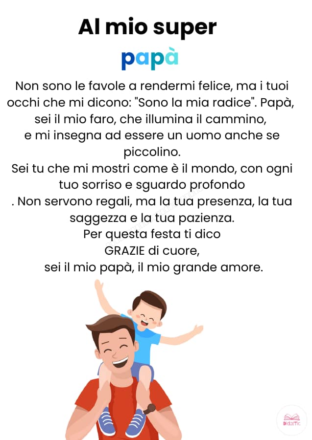 Pagina 5 di 18: Al mio super papà