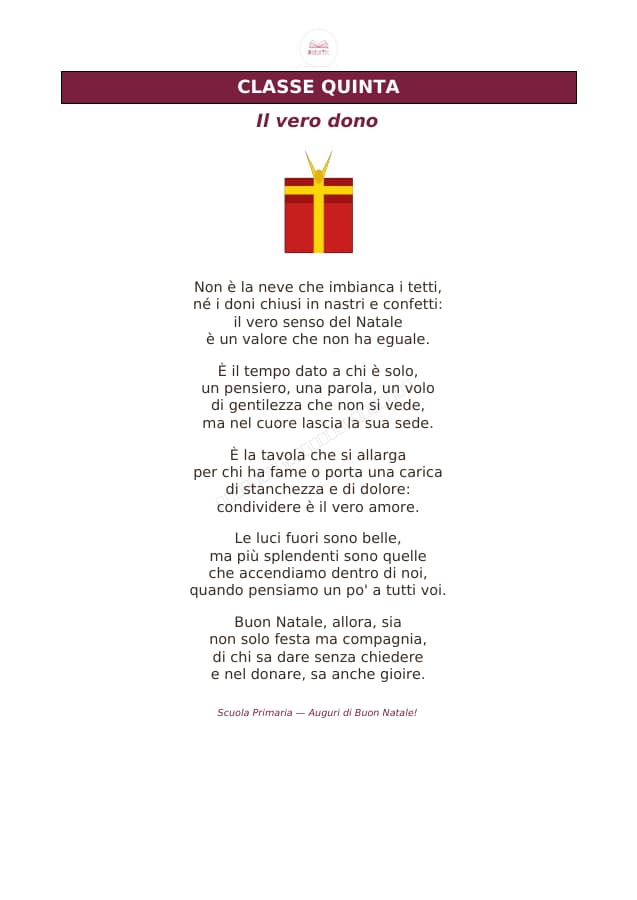 Pagina 6 di 6: Poesie e filastrocche di Natale