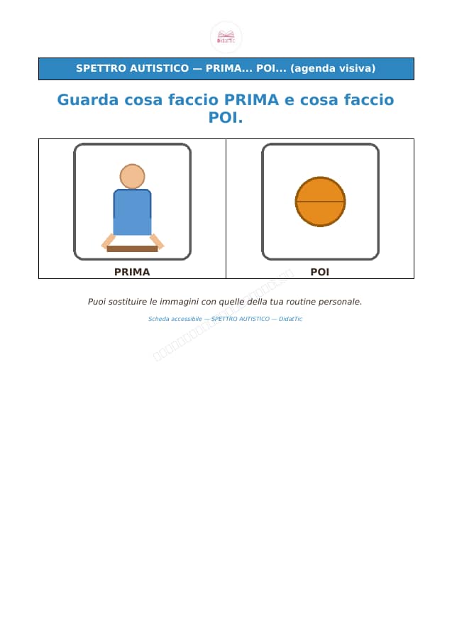 Pagina 5 di 13: Schede didattiche accessibili — volume 1