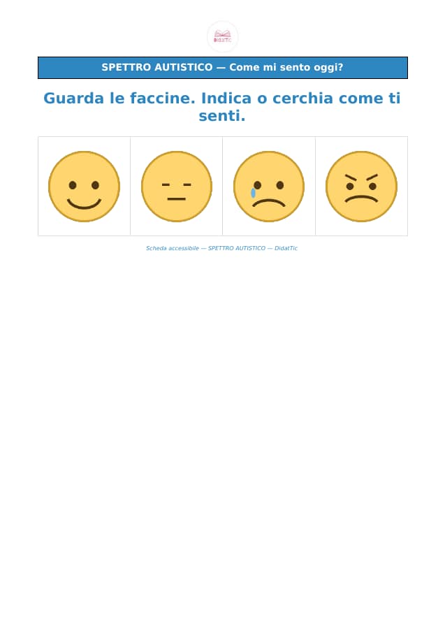 Pagina 6 di 13: Schede didattiche accessibili — volume 1