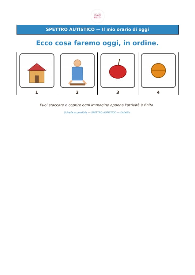 Pagina 7 di 13: Schede didattiche accessibili — volume 1
