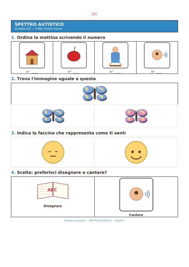 Pagina 5 di 9: Schede didattiche accessibili — volume 2