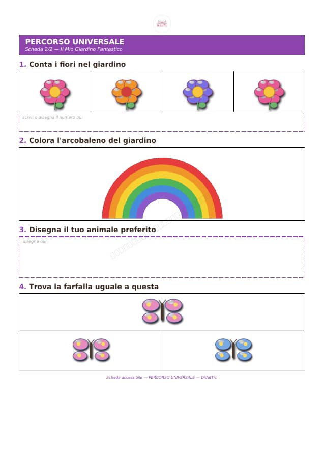 Pagina 9 di 9: Schede didattiche accessibili — volume 2