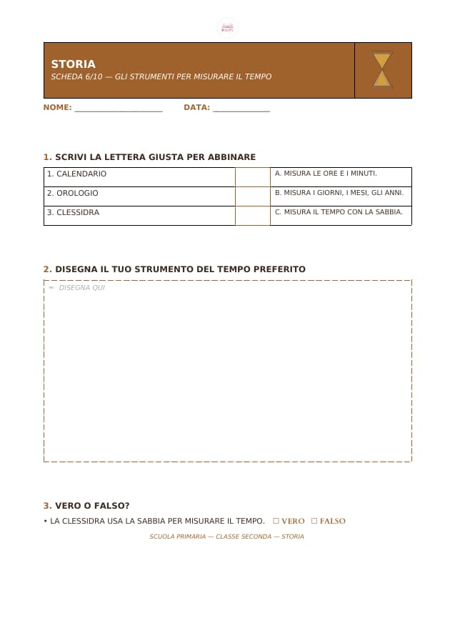 Pagina 6 di 10: Schede di storia per la classe seconda