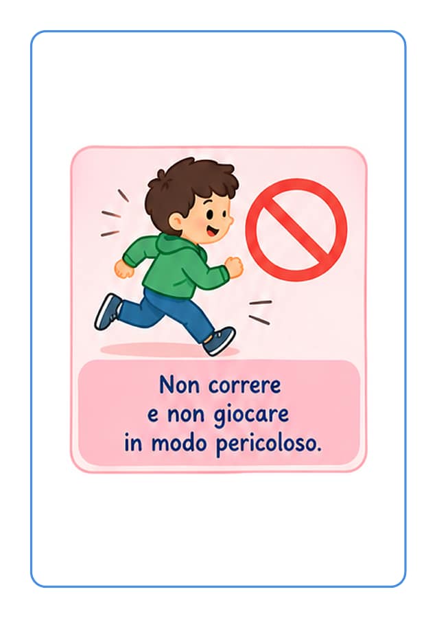 Pagina 5 di 10: La nostra gita scolastica: le nove regole in tessere illustrate